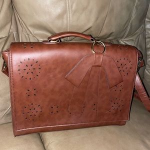 Leather Laptop Bag Purse